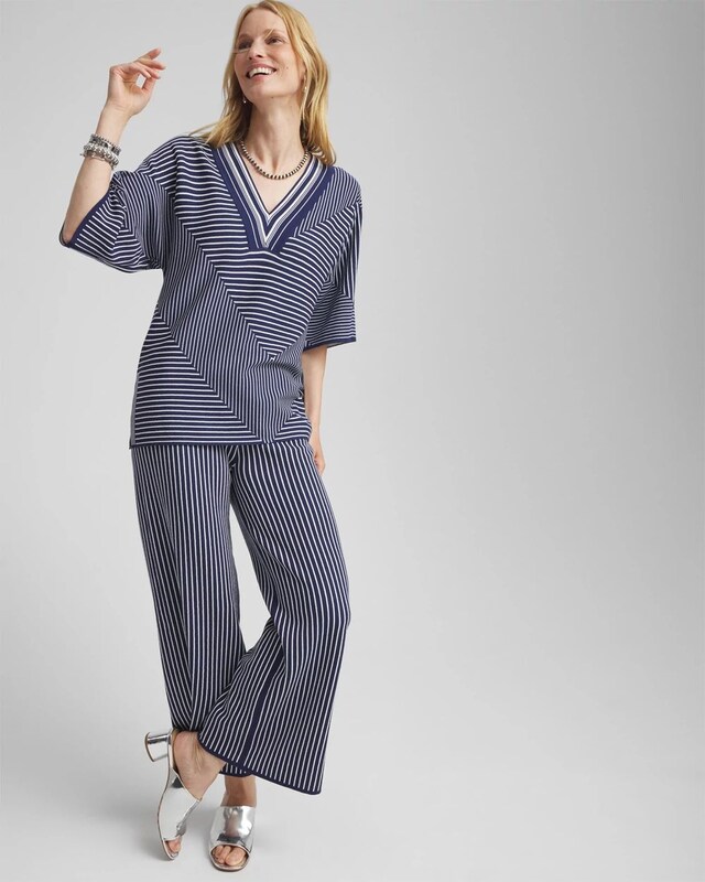 Stripe Pullover Sweater - image 2